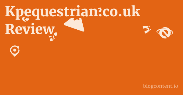 Kpequestrian.co.uk Review 1 by Partners