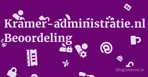 Kramer-administratie.nl Beoordeling 1 by Partners