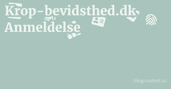 Krop-bevidsthed.dk Anmeldelse 1 by Partners