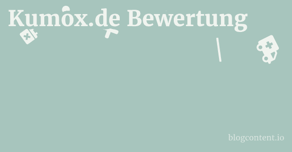 Kumox.de Bewertung 1 by Partners