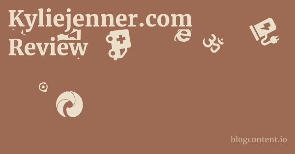 Kyliejenner.com Review 1 by Partners