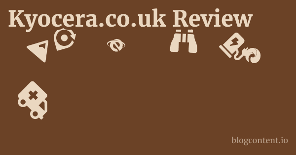 Kyocera.co.uk Review 1 by Partners