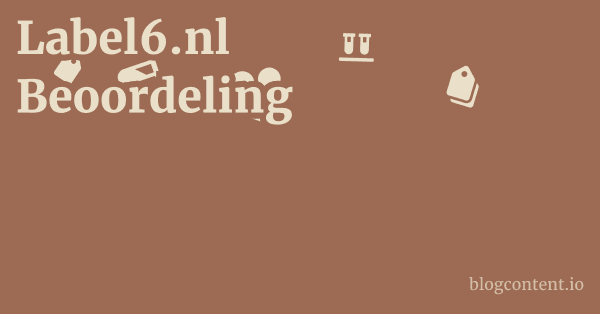 Label6.nl Beoordeling 1 by Partners