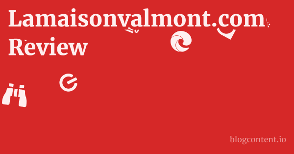 Lamaisonvalmont.com Review 1 by Partners