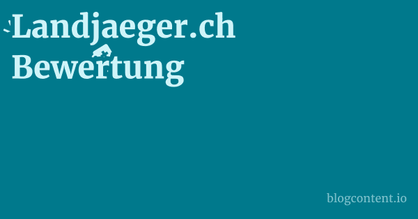 Landjaeger.ch Bewertung 1 by Partners