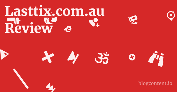 Lasttix.com.au Review 1 by Partners