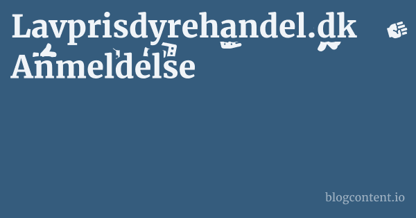 Lavprisdyrehandel.dk Anmeldelse 1 by Partners