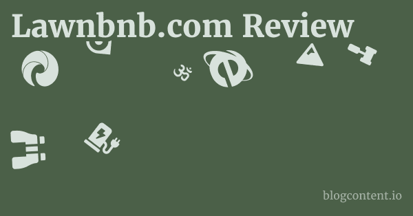 Lawnbnb.com Review 1 by Partners