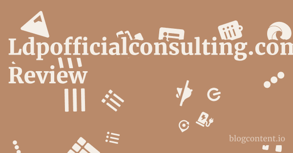 Ldpofficialconsulting.com Review 1 by Partners
