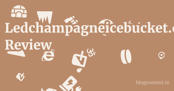 Ledchampagneicebucket.com Review 1 by Partners