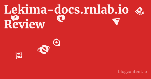 Lekima-docs.rnlab.io Review 1 by Partners