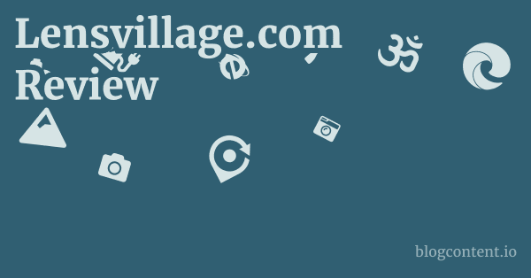 Lensvillage.com Review 1 by Partners