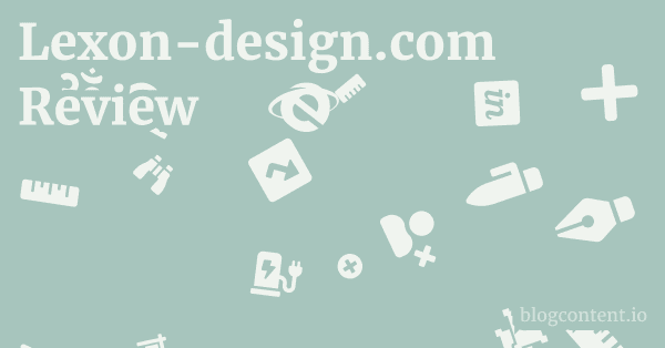 Lexon-design.com Review 1 by Partners