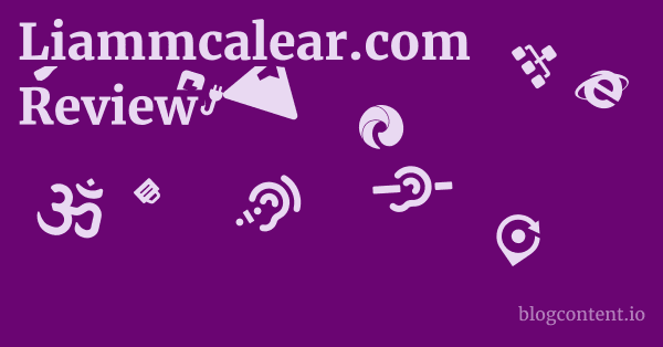 Liammcalear.com Review 1 by Partners
