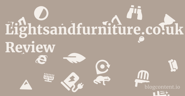 Lightsandfurniture.co.uk Review 1 by Partners