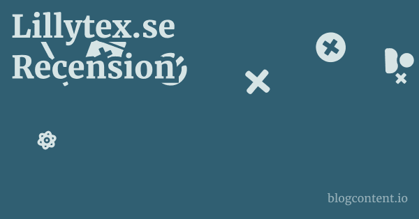 Lillytex.se Recension 1 by Partners