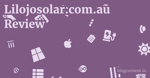 Lilojosolar.com.au Review 1 by Partners
