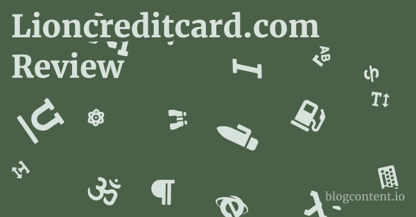 Lioncreditcard.com Review 1 by Partners