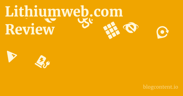 Lithiumweb.com Review 1 by Partners