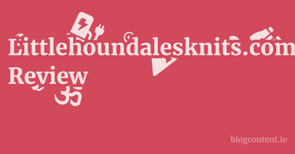 Littlehoundalesknits.com Review 1 by Partners