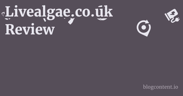 Livealgae.co.uk Review 1 by Partners