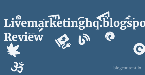 Livemarketinghq.blogspot.com Review 1 by Partners