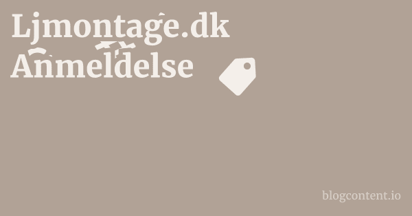 Ljmontage.dk Anmeldelse 1 by Partners
