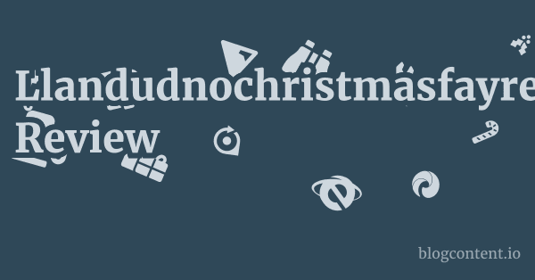 Llandudnochristmasfayre.co.uk Review 1 by Partners