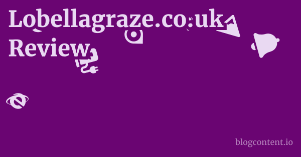 Lobellagraze.co.uk Review 1 by Partners