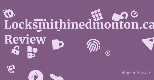 Locksmithinedmonton.ca Review