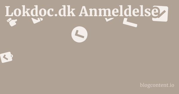 Lokdoc.dk Anmeldelse 1 by Partners