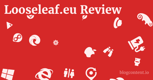Looseleaf.eu Review 1 by Partners