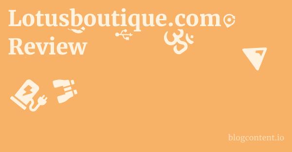 Lotusboutique.com Review 1 by Partners