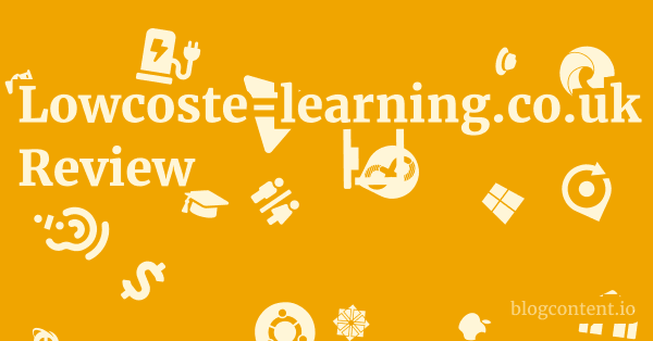 Lowcoste-learning.co.uk Review 1 by Partners