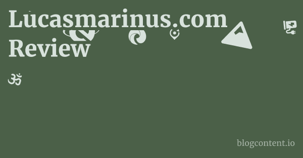 Lucasmarinus.com Review 1 by Partners