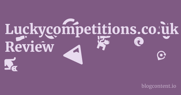 Luckycompetitions.co.uk Review 1 by Partners