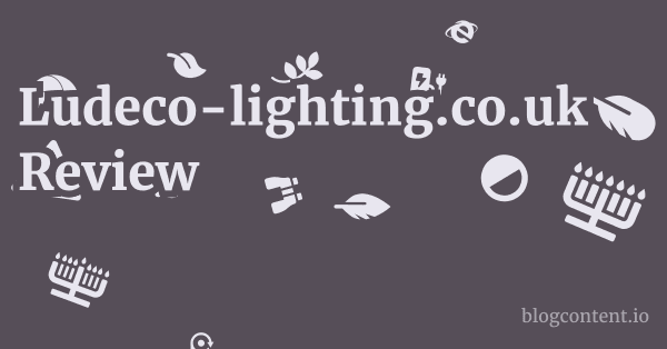 Ludeco-lighting.co.uk Review 1 by Partners