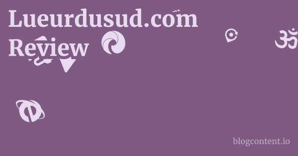 Lueurdusud.com Review 1 by Partners