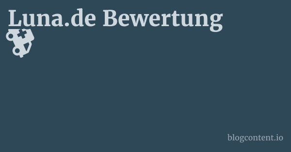 Luna.de Bewertung 1 by Partners