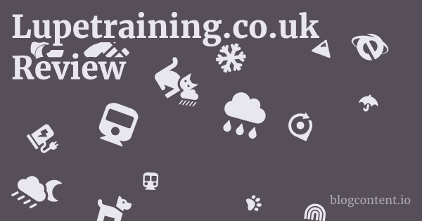 Lupetraining.co.uk Review 1 by Partners