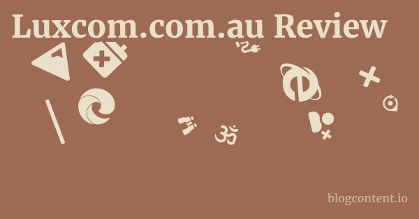Luxcom.com.au Review 1 by Partners