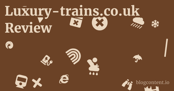 Luxury-trains.co.uk Review 1 by Partners