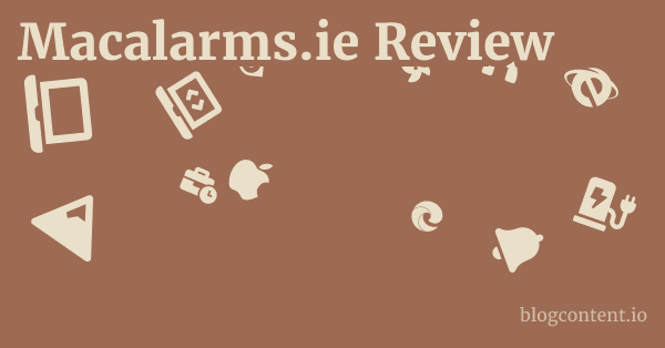 Macalarms.ie Review 1 by Partners