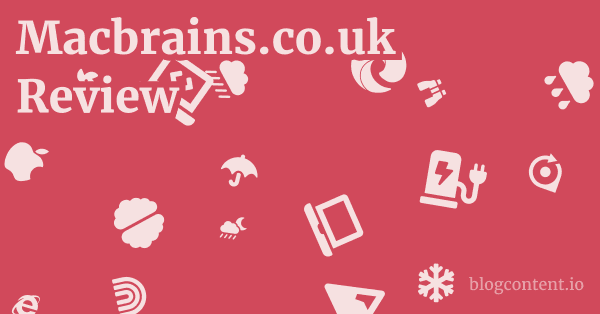 Macbrains.co.uk Review 1 by Partners