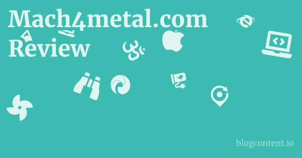 Mach4metal.com Review 1 by Partners