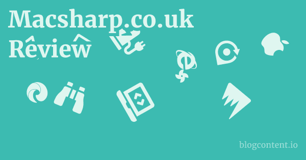 Macsharp.co.uk Review 1 by Partners