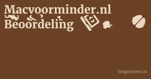 Macvoorminder.nl Beoordeling 1 by Partners