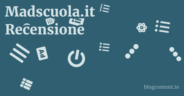 Madscuola.it Recensione 1 by Partners