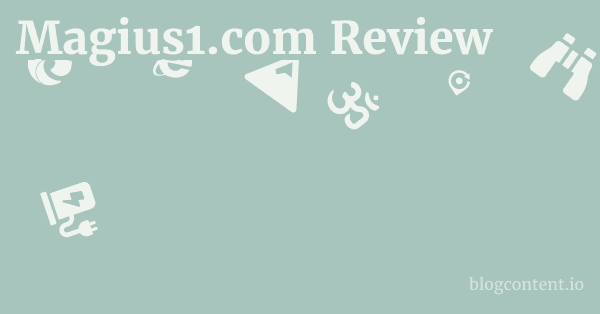 Magius1.com Review 1 by Partners
