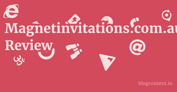 Magnetinvitations.com.au Review